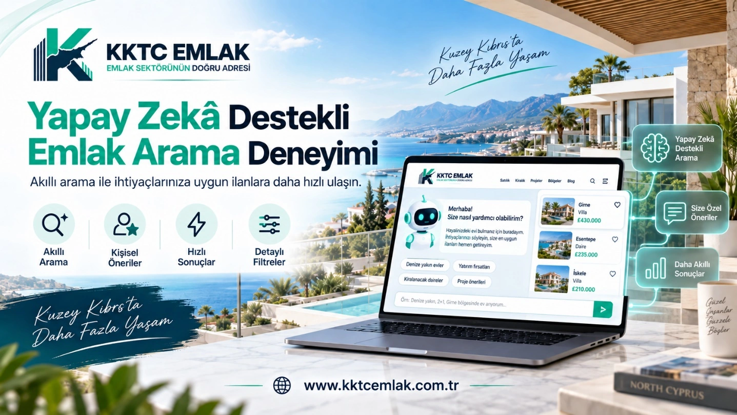 Kuzey Kıbrıs’ta Emlak Aramanın Yeni Adresi: kktcemlak.com.tr