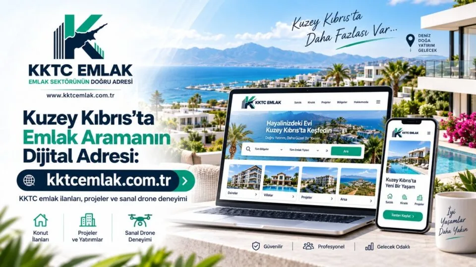 Kuzey Kıbrıs gayrimenkulünde yeni bir dijital adres: kktcemlak.com.tr