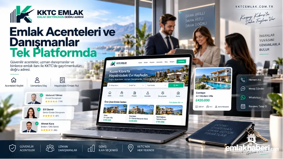 Kuzey Kıbrıs emlak sektöründe dijital dönüşüm: kktcemlak.com.tr yeni nesil altyapısıyla öne çıkıyor